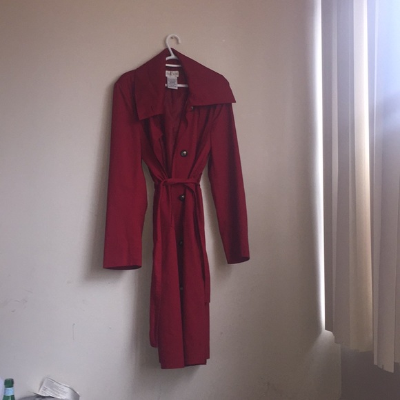 long tall sally Jackets & Blazers - Red tall girl trench coat
